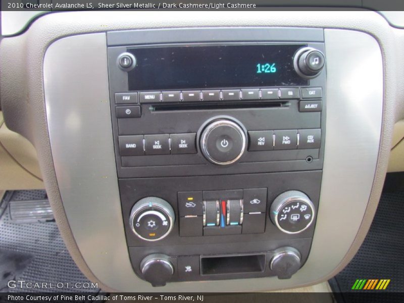Audio System of 2010 Avalanche LS