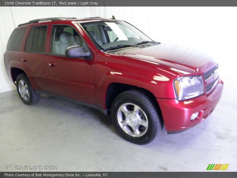 Red Jewel / Light Gray 2008 Chevrolet TrailBlazer LT