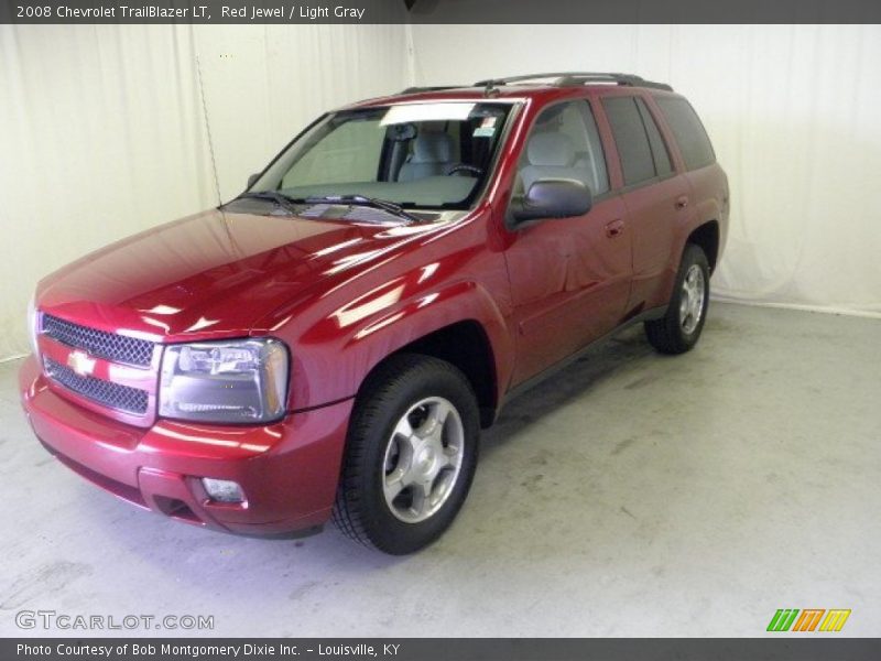 Red Jewel / Light Gray 2008 Chevrolet TrailBlazer LT