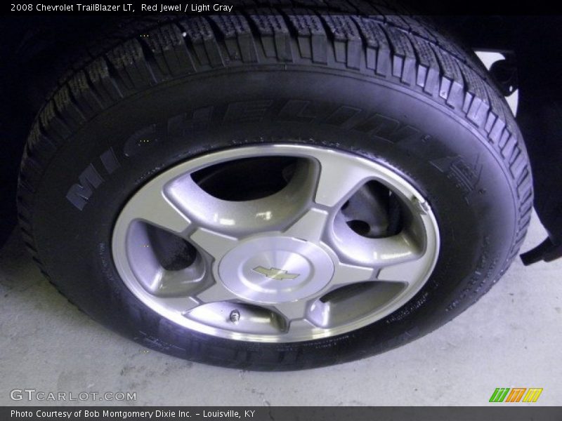 Red Jewel / Light Gray 2008 Chevrolet TrailBlazer LT