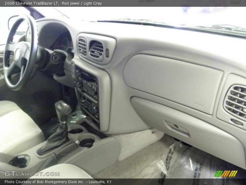 Red Jewel / Light Gray 2008 Chevrolet TrailBlazer LT