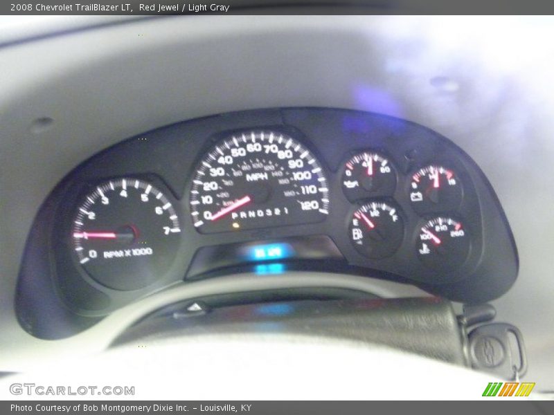 Red Jewel / Light Gray 2008 Chevrolet TrailBlazer LT