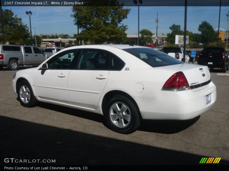 White / Ebony Black 2007 Chevrolet Impala LT