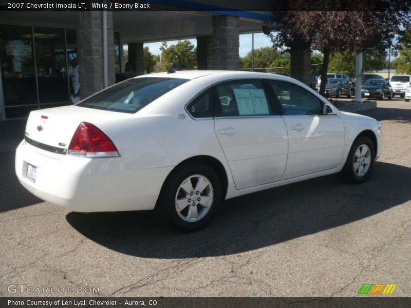 White / Ebony Black 2007 Chevrolet Impala LT