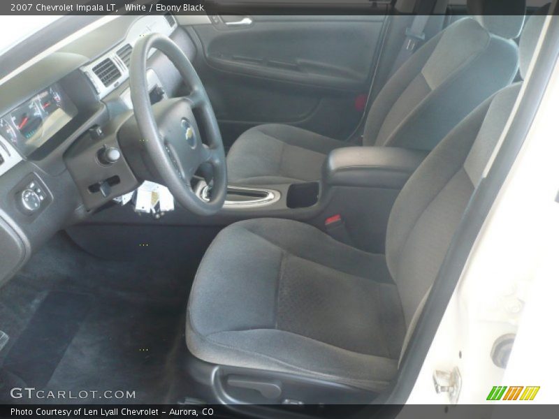 White / Ebony Black 2007 Chevrolet Impala LT