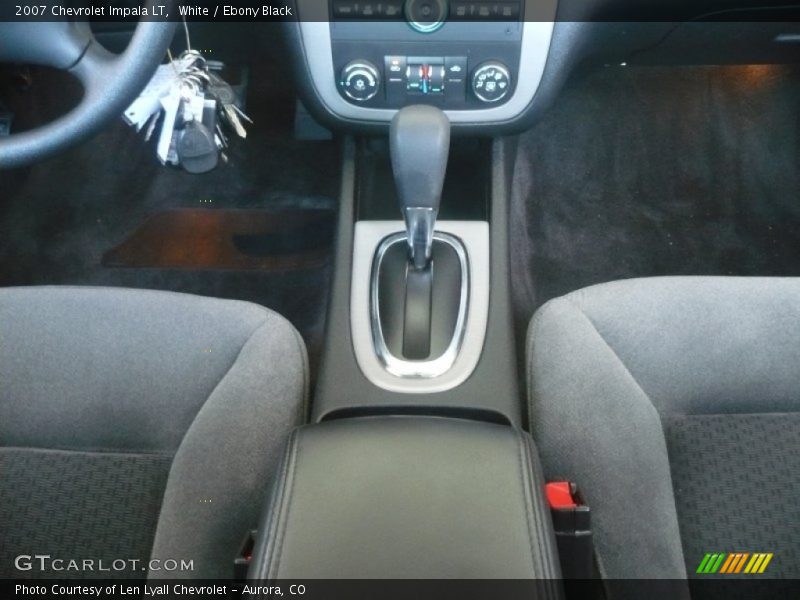 White / Ebony Black 2007 Chevrolet Impala LT