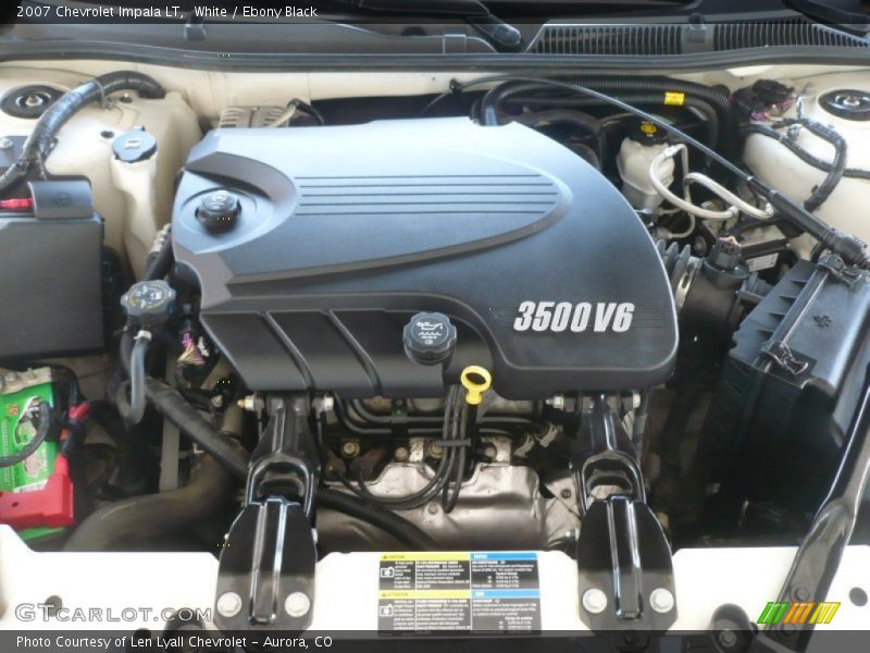 White / Ebony Black 2007 Chevrolet Impala LT