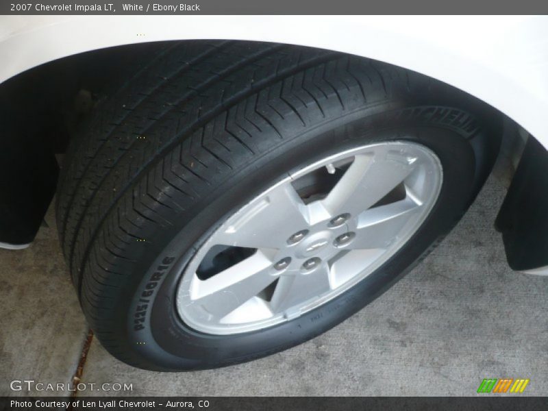 White / Ebony Black 2007 Chevrolet Impala LT