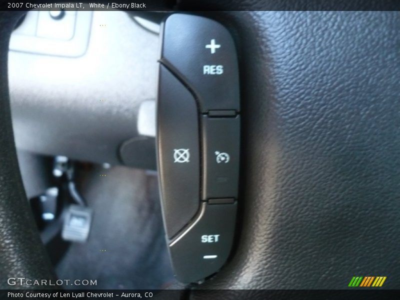 White / Ebony Black 2007 Chevrolet Impala LT