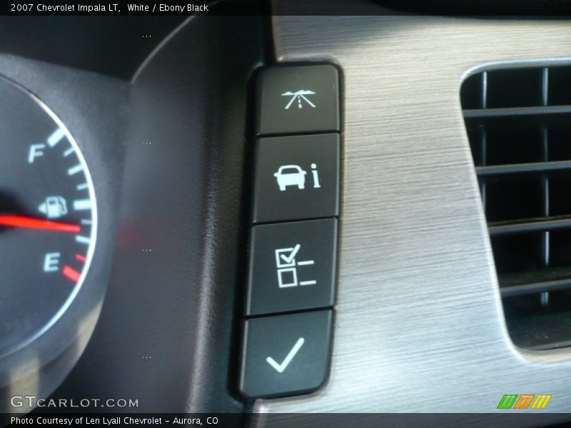 White / Ebony Black 2007 Chevrolet Impala LT