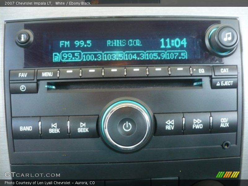 White / Ebony Black 2007 Chevrolet Impala LT