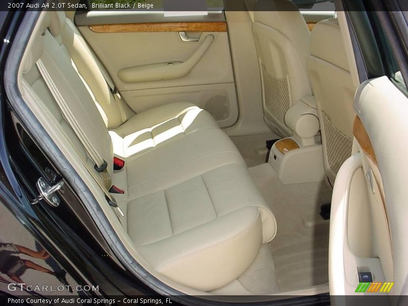 Brilliant Black / Beige 2007 Audi A4 2.0T Sedan