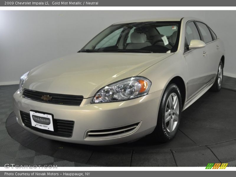 Gold Mist Metallic / Neutral 2009 Chevrolet Impala LS