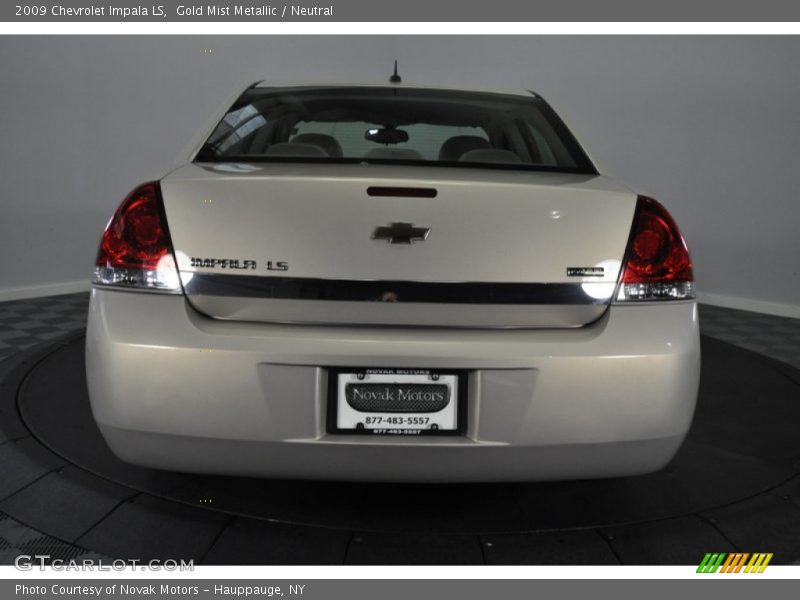 Gold Mist Metallic / Neutral 2009 Chevrolet Impala LS