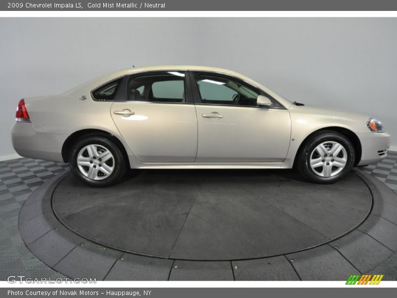 Gold Mist Metallic / Neutral 2009 Chevrolet Impala LS