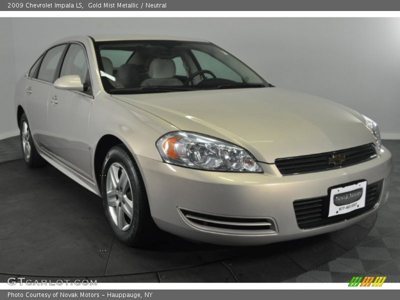 Gold Mist Metallic / Neutral 2009 Chevrolet Impala LS