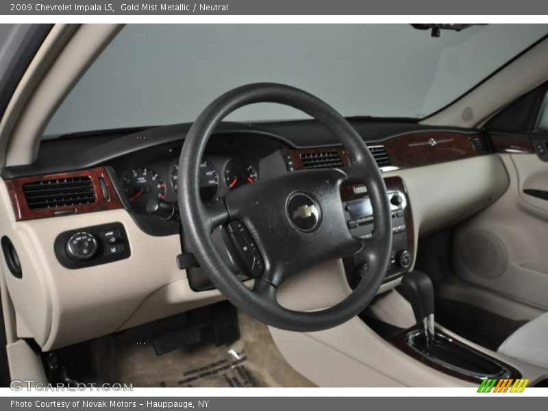 Gold Mist Metallic / Neutral 2009 Chevrolet Impala LS