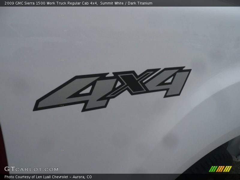  2009 Sierra 1500 Work Truck Regular Cab 4x4 Logo