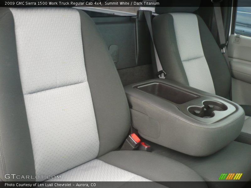 Summit White / Dark Titanium 2009 GMC Sierra 1500 Work Truck Regular Cab 4x4