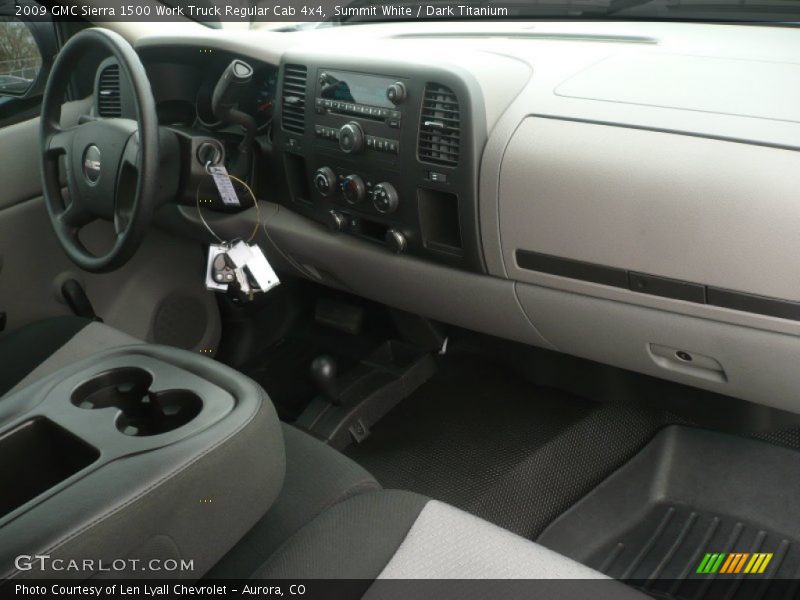 Summit White / Dark Titanium 2009 GMC Sierra 1500 Work Truck Regular Cab 4x4