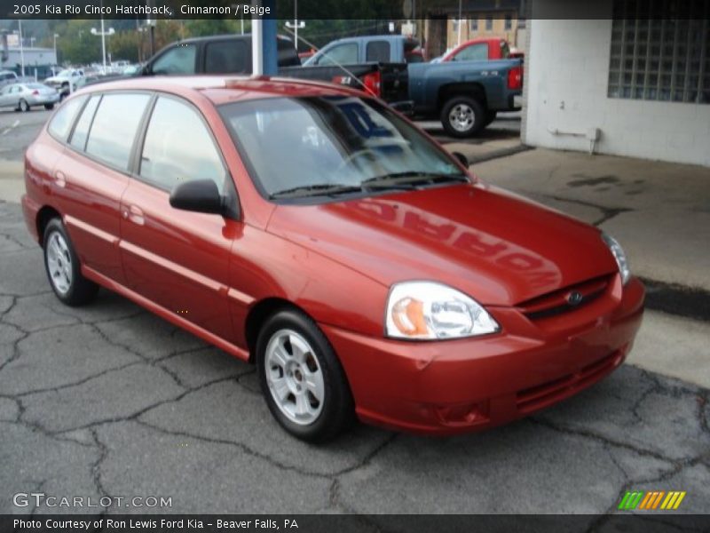 Cinnamon / Beige 2005 Kia Rio Cinco Hatchback