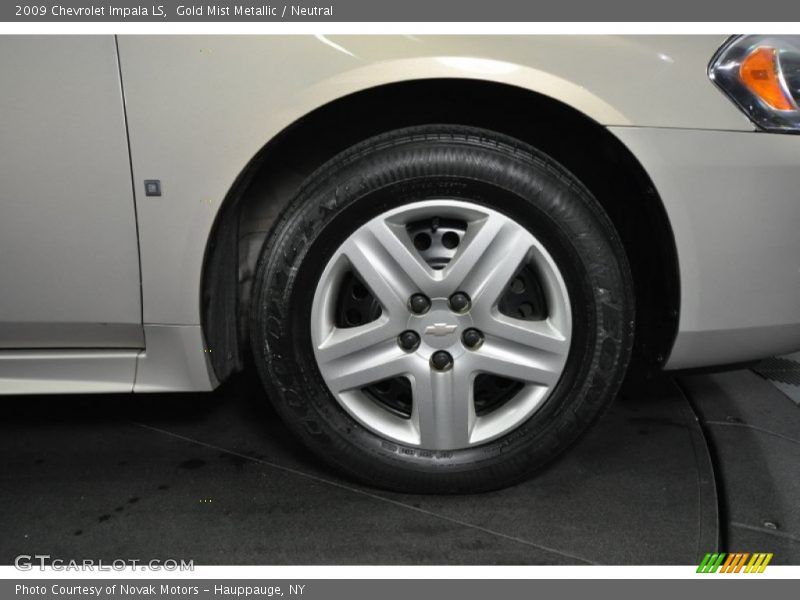 Gold Mist Metallic / Neutral 2009 Chevrolet Impala LS