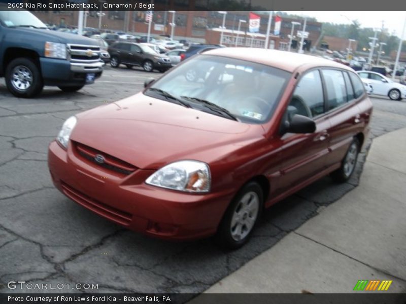 Cinnamon / Beige 2005 Kia Rio Cinco Hatchback