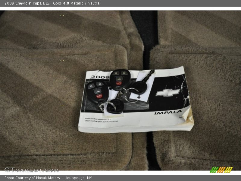 Gold Mist Metallic / Neutral 2009 Chevrolet Impala LS