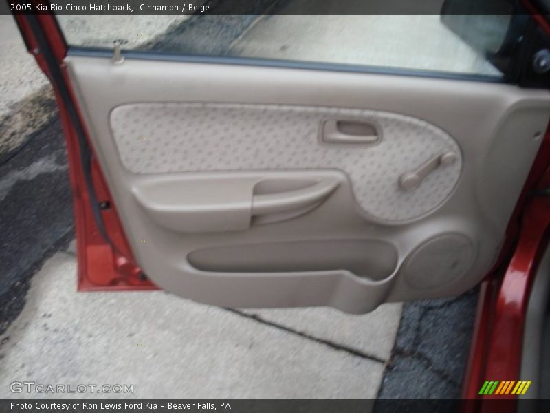 Cinnamon / Beige 2005 Kia Rio Cinco Hatchback