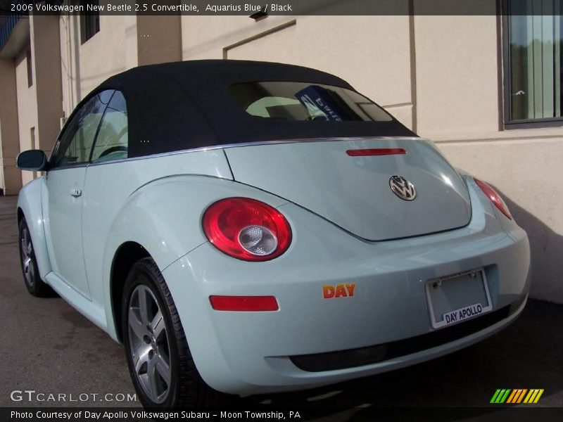 Aquarius Blue / Black 2006 Volkswagen New Beetle 2.5 Convertible
