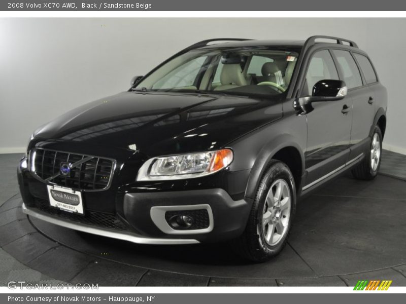 Black / Sandstone Beige 2008 Volvo XC70 AWD