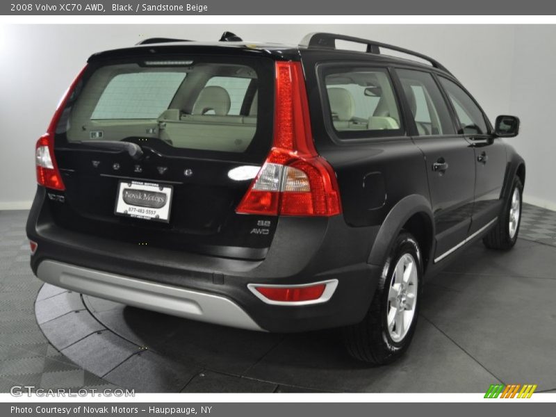 Black / Sandstone Beige 2008 Volvo XC70 AWD