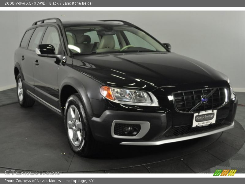 Black / Sandstone Beige 2008 Volvo XC70 AWD
