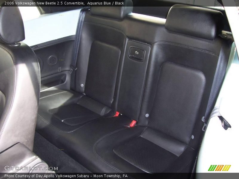 Aquarius Blue / Black 2006 Volkswagen New Beetle 2.5 Convertible