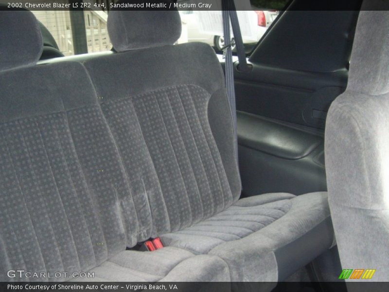 Sandalwood Metallic / Medium Gray 2002 Chevrolet Blazer LS ZR2 4x4