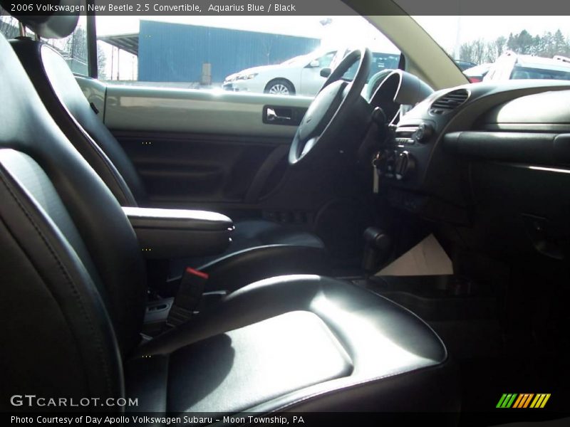 Aquarius Blue / Black 2006 Volkswagen New Beetle 2.5 Convertible