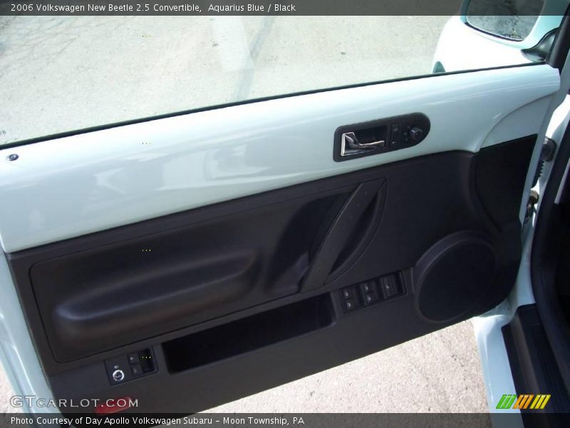 Aquarius Blue / Black 2006 Volkswagen New Beetle 2.5 Convertible