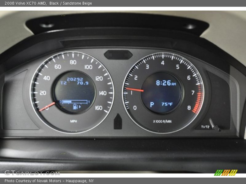 Black / Sandstone Beige 2008 Volvo XC70 AWD
