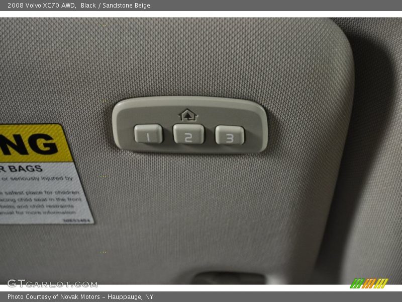 Black / Sandstone Beige 2008 Volvo XC70 AWD