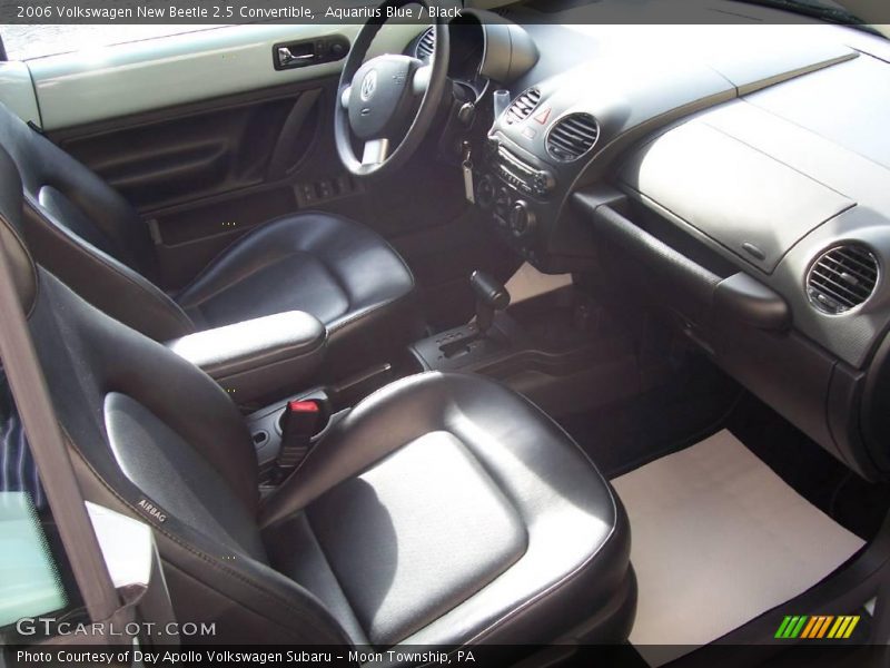 Aquarius Blue / Black 2006 Volkswagen New Beetle 2.5 Convertible