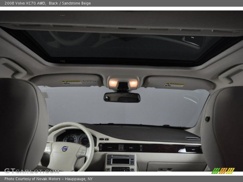 Black / Sandstone Beige 2008 Volvo XC70 AWD