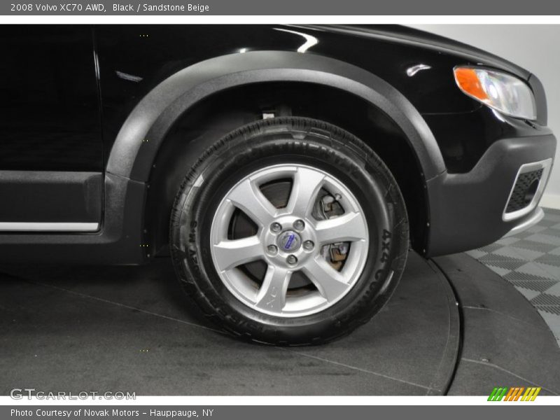 Black / Sandstone Beige 2008 Volvo XC70 AWD