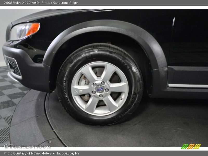Black / Sandstone Beige 2008 Volvo XC70 AWD