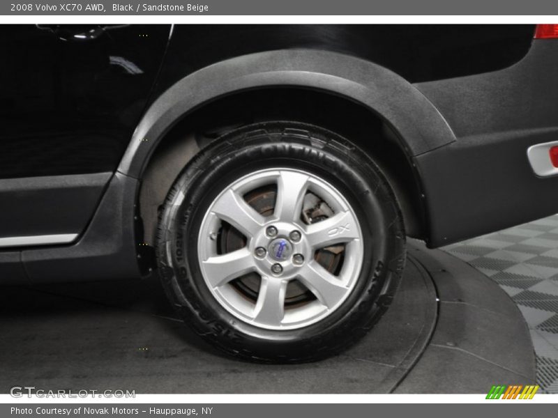 Black / Sandstone Beige 2008 Volvo XC70 AWD