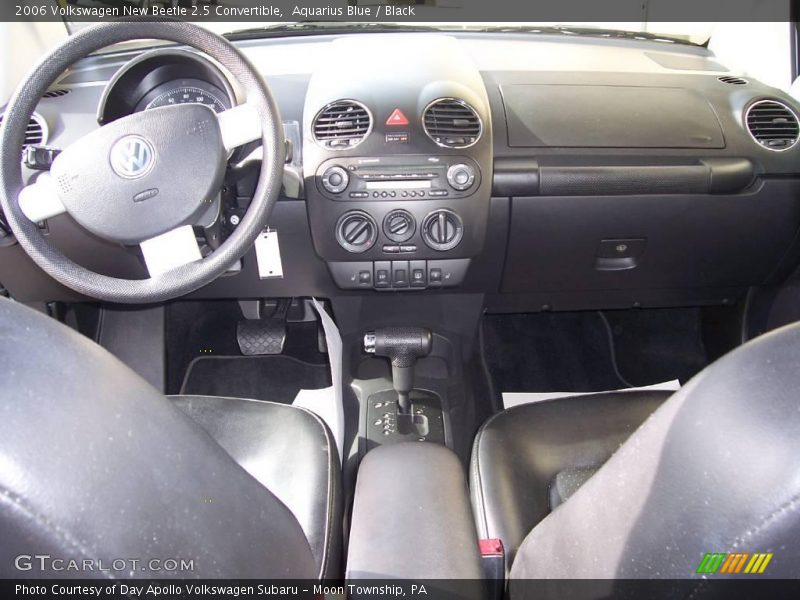 Aquarius Blue / Black 2006 Volkswagen New Beetle 2.5 Convertible