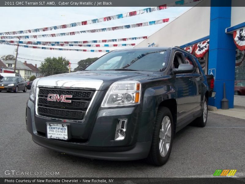 Cyber Gray Metallic / Jet Black 2011 GMC Terrain SLT AWD