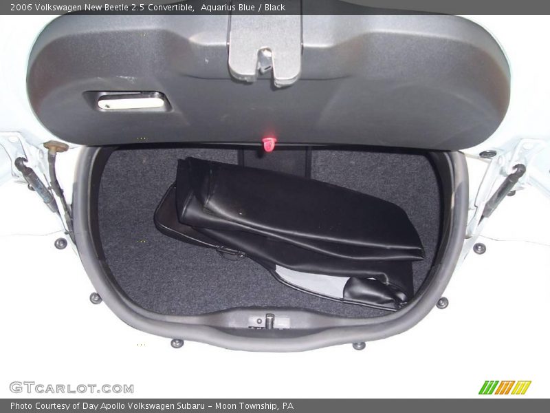 Aquarius Blue / Black 2006 Volkswagen New Beetle 2.5 Convertible