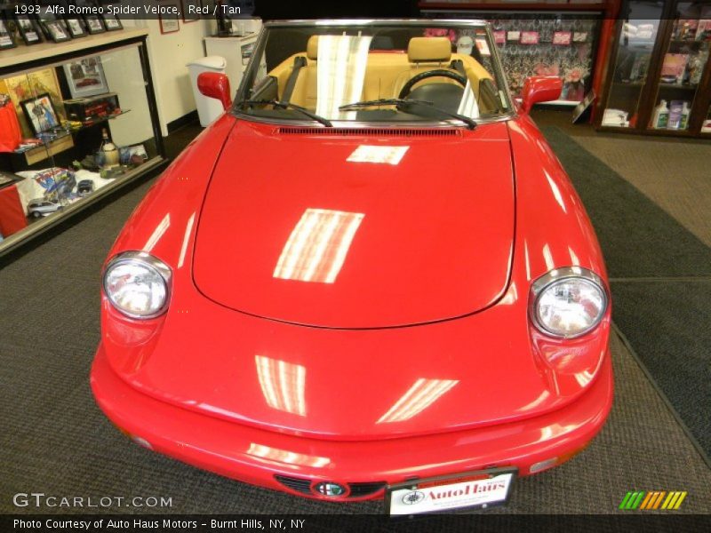 Red / Tan 1993 Alfa Romeo Spider Veloce