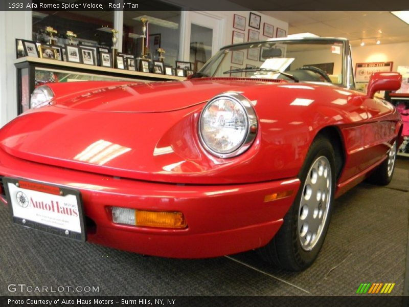 Red / Tan 1993 Alfa Romeo Spider Veloce