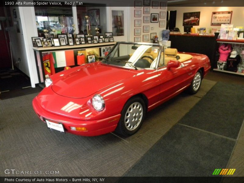 Red / Tan 1993 Alfa Romeo Spider Veloce